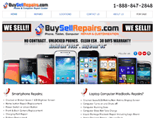 Tablet Screenshot of buysellrepairs.com